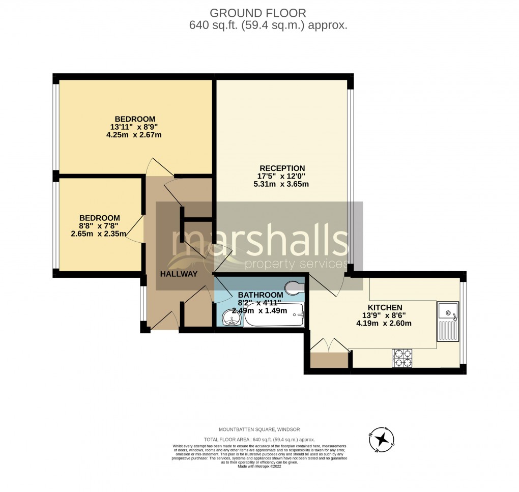 Floorplan for Mountbatten Square, Windsor