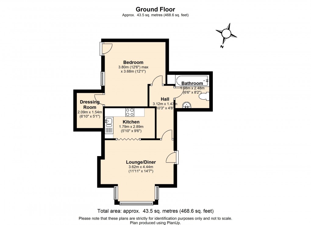 Floorplan for Frances Road, Windsor