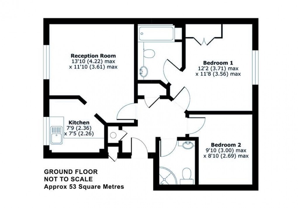 Floorplan for Knights Place, Windsor