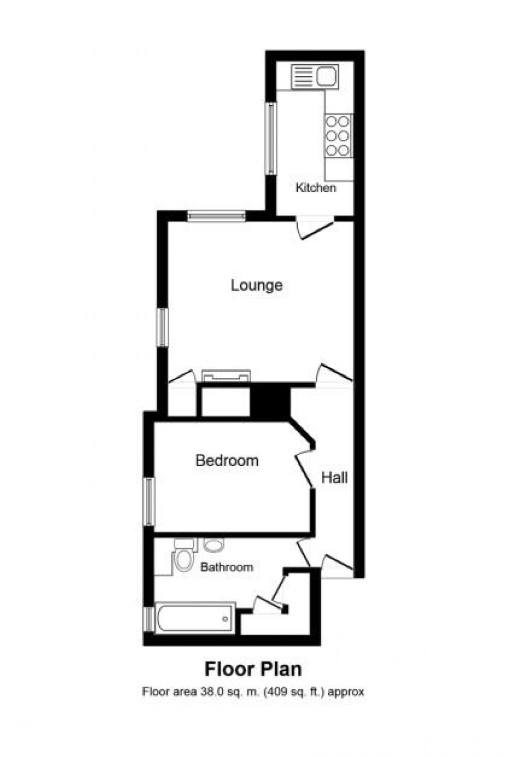 Floorplan for Prince Consort Cottges, Windsor