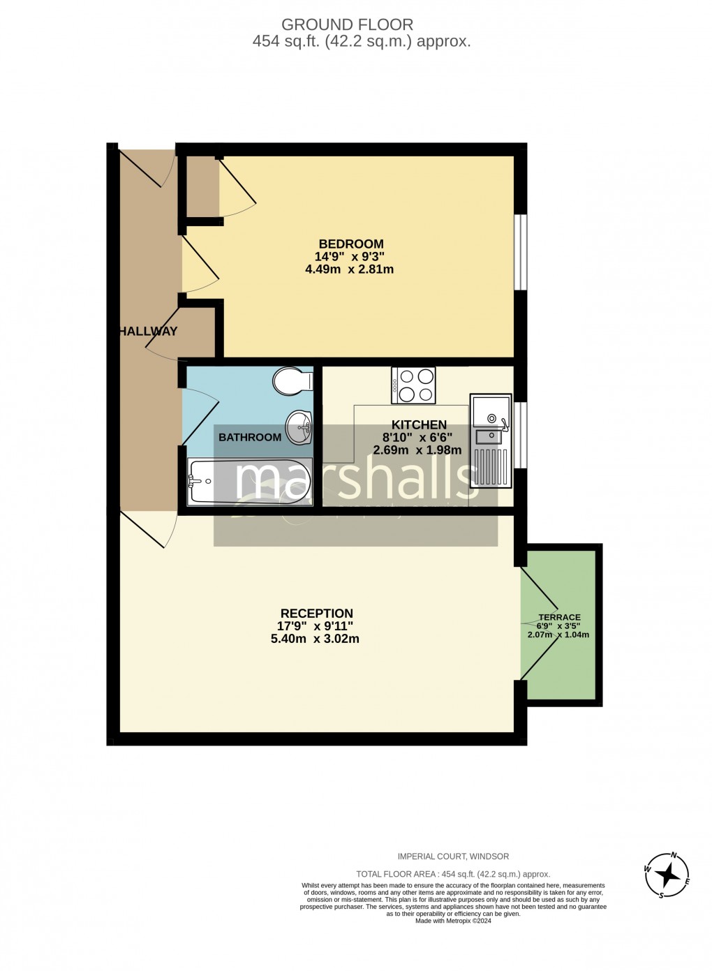 Floorplan for Inperial Court, Windsor