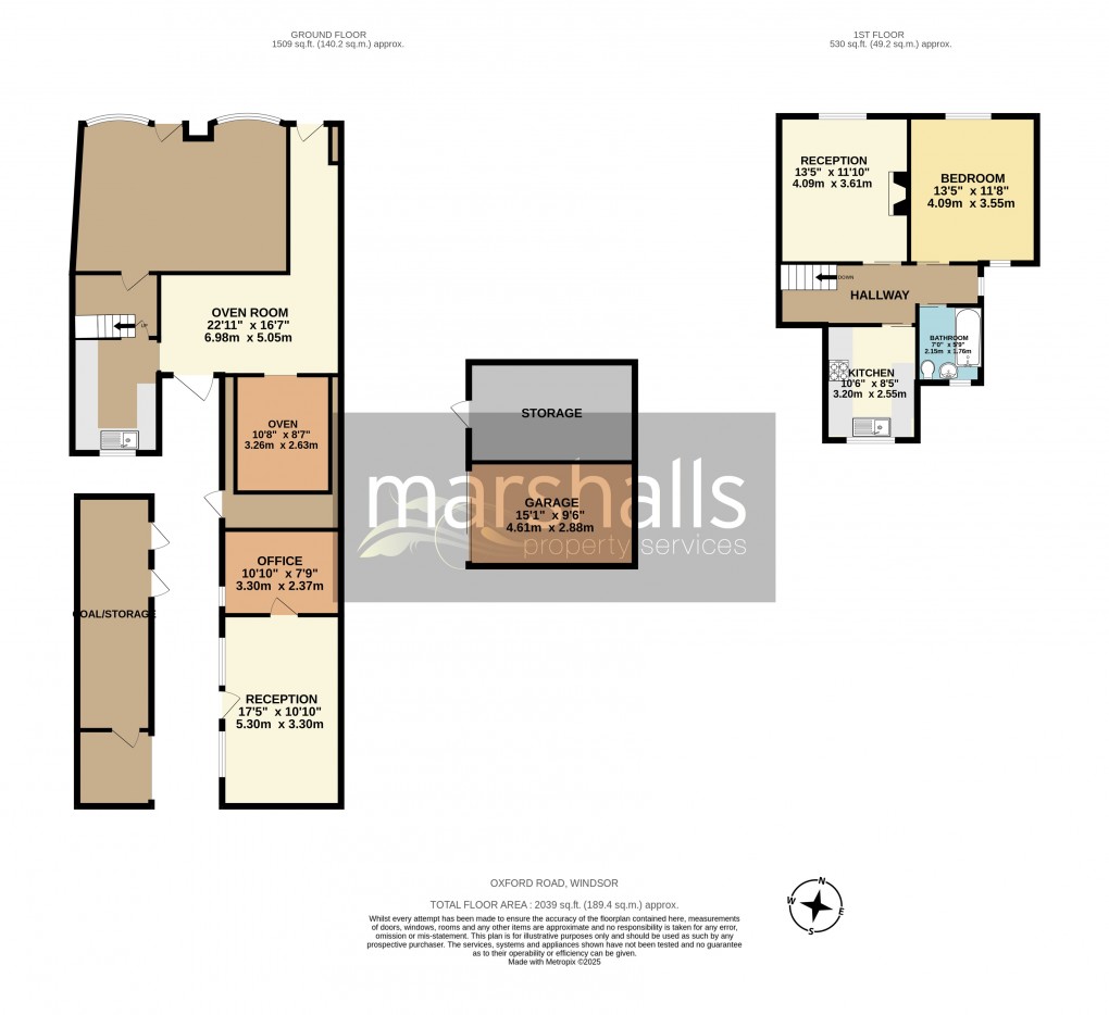 Floorplan for Oxford Road, Windsor